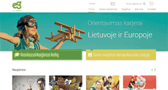 Desktop Screenshot of euroguidance.lt